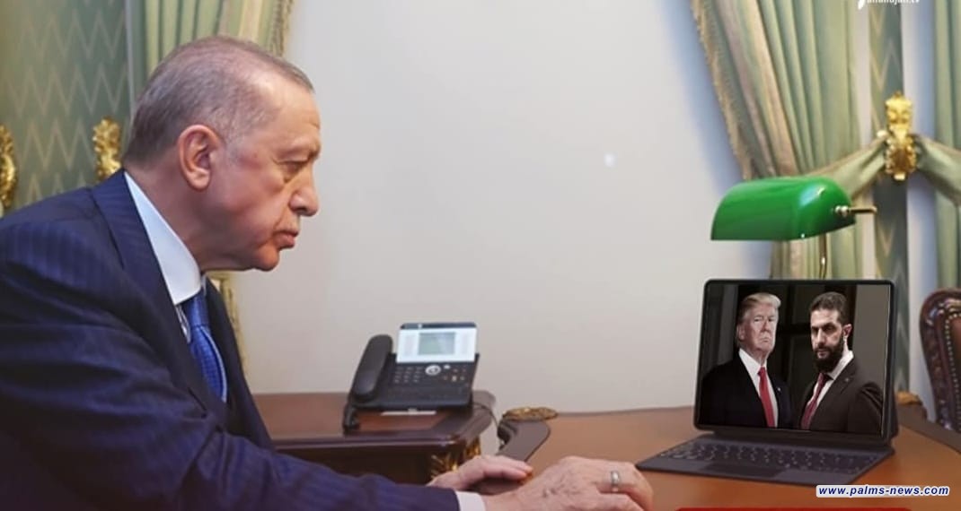 الرئيس التركي رجب طيب أردوغان يشارك في اجتماع الشرع وترمب عبر تقنية الفيديو